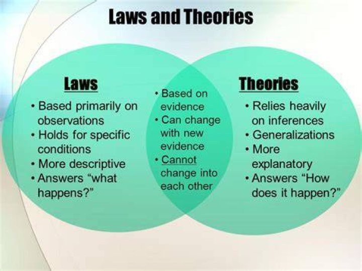 Are theories and laws?