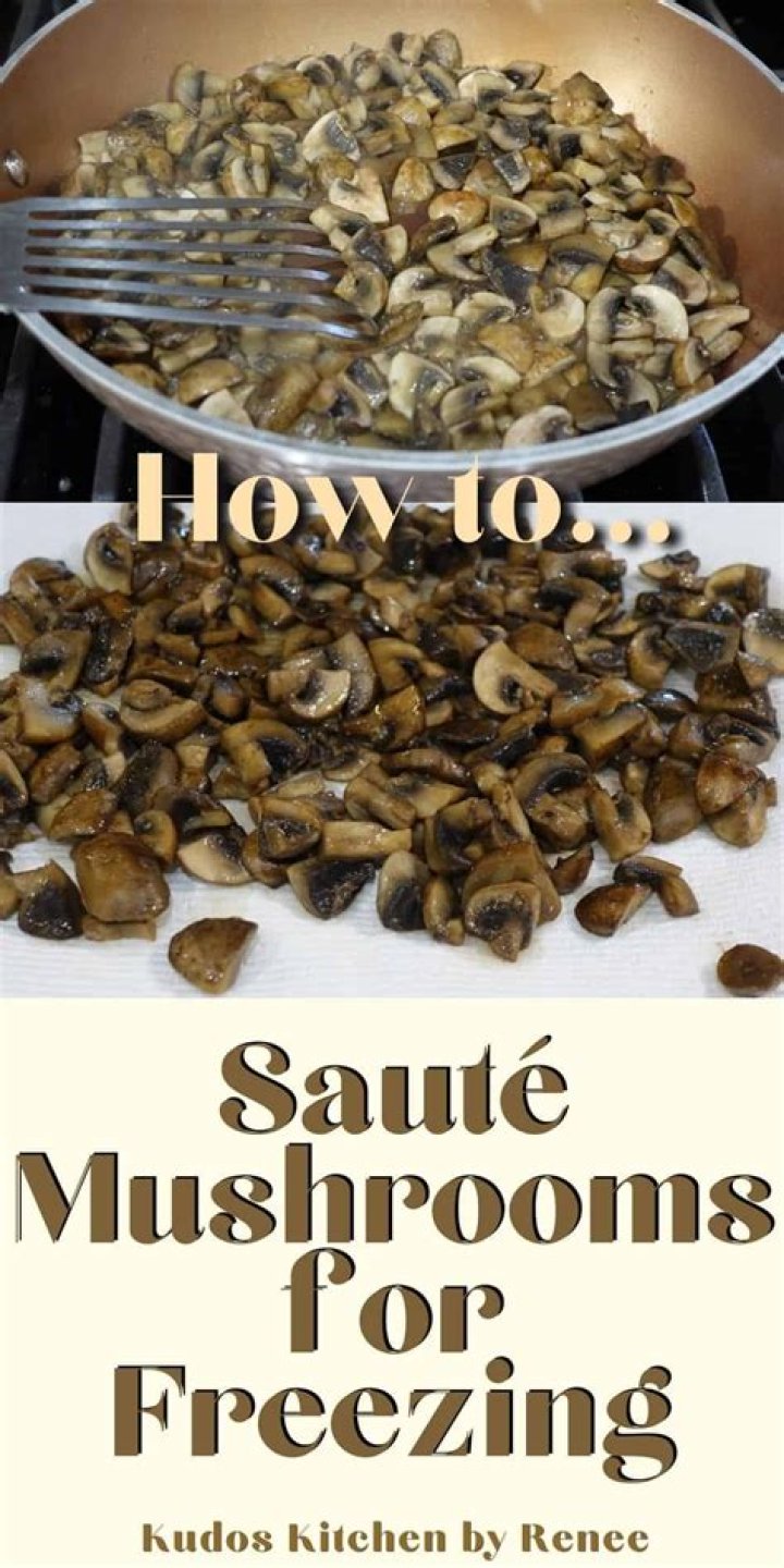 Can mushrooms b frozen?