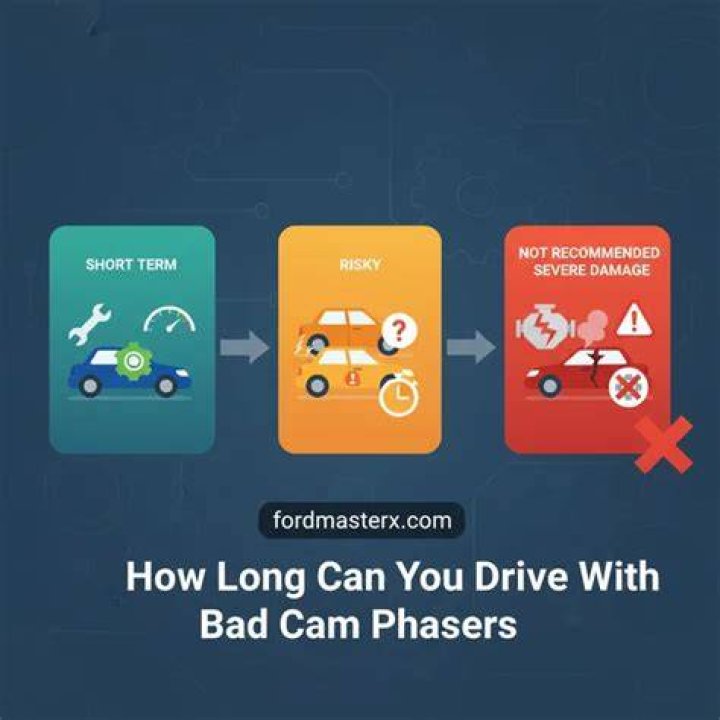 Can you drive with bad cam phasers?