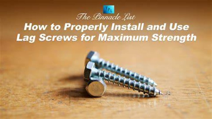 Do you have to predrill for lag screws?