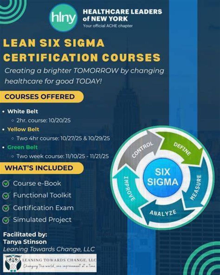 How long is the six sigma course?