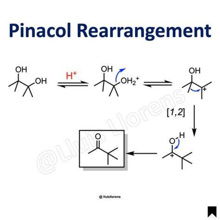 How pinacol rearrangement is formed?