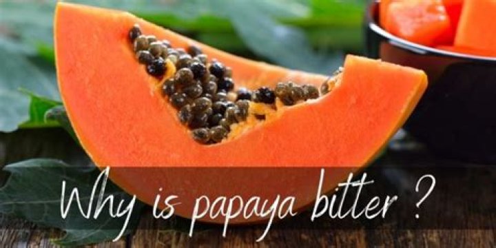 How to make bitter papaya sweet?