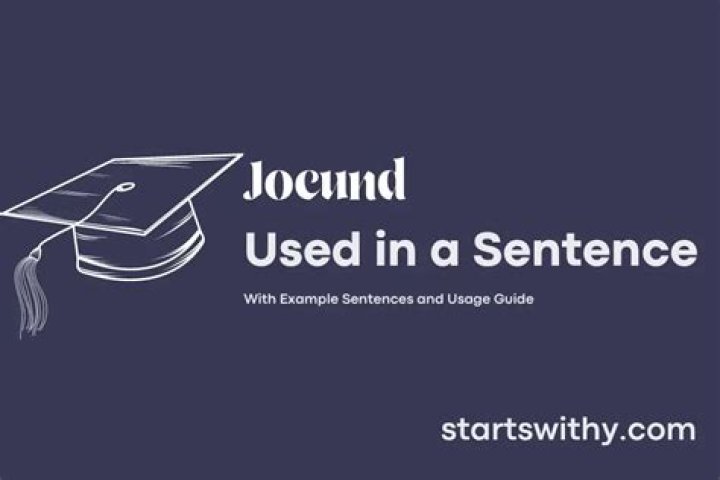 How to use jocund in a sentence?