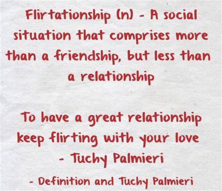 Is flirtationship in the dictionary?