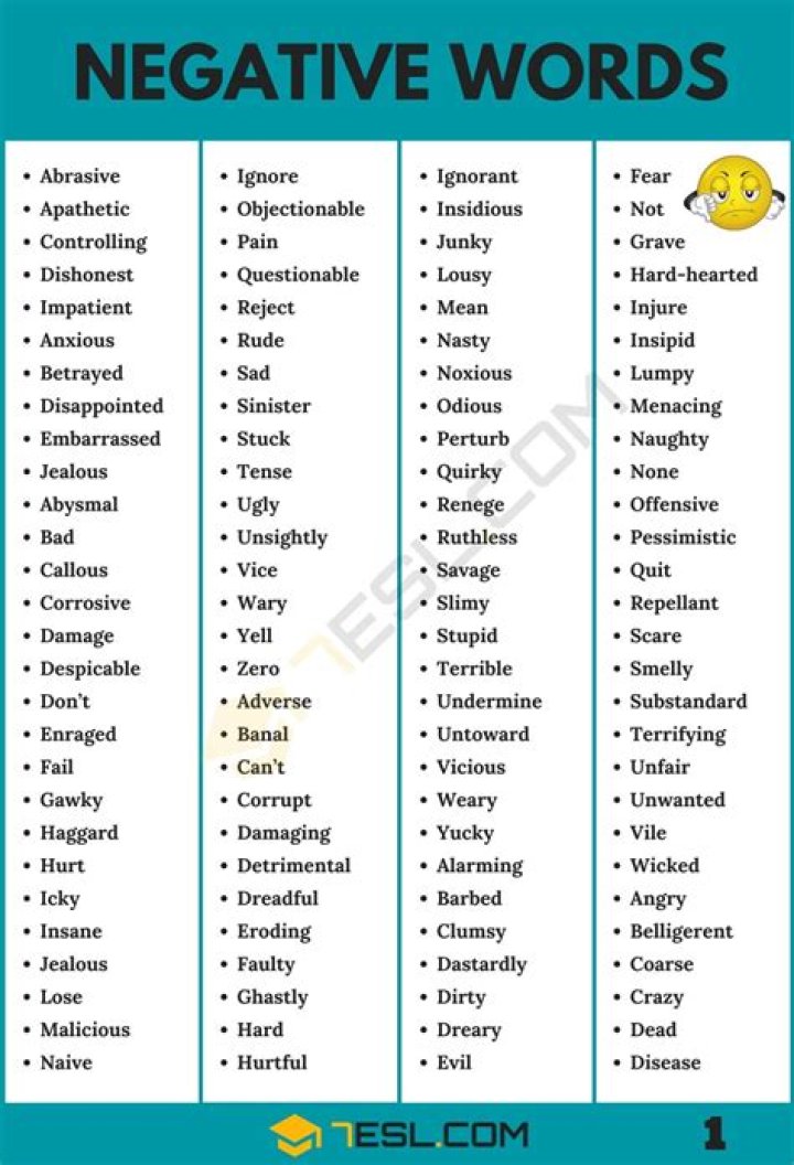 Is litany a negative word?