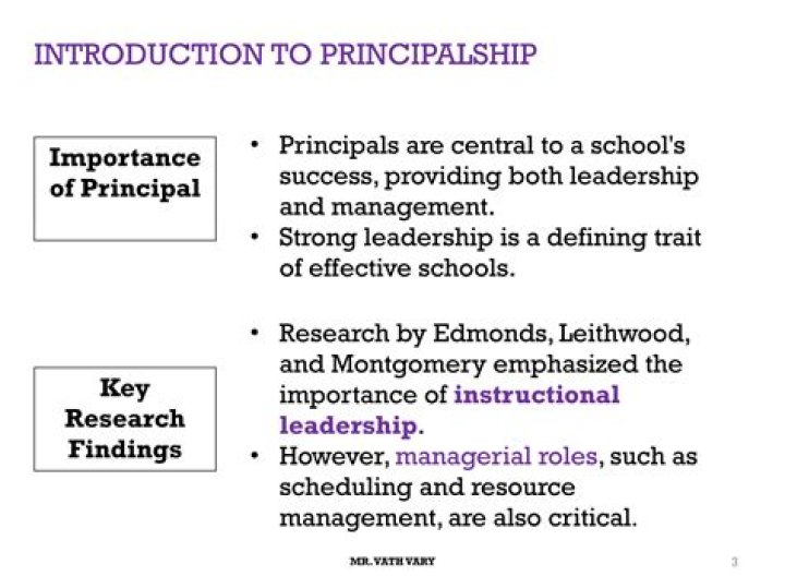 Is there such a word as principalship?