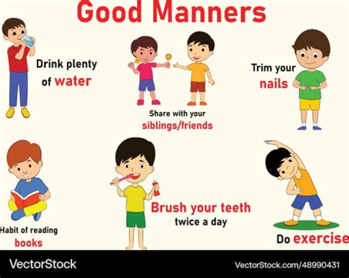 On a good manners?
