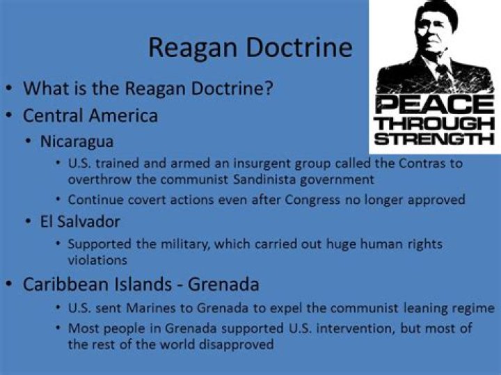 What was the reagan doctrine?
