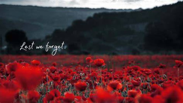 When is lest we forget?