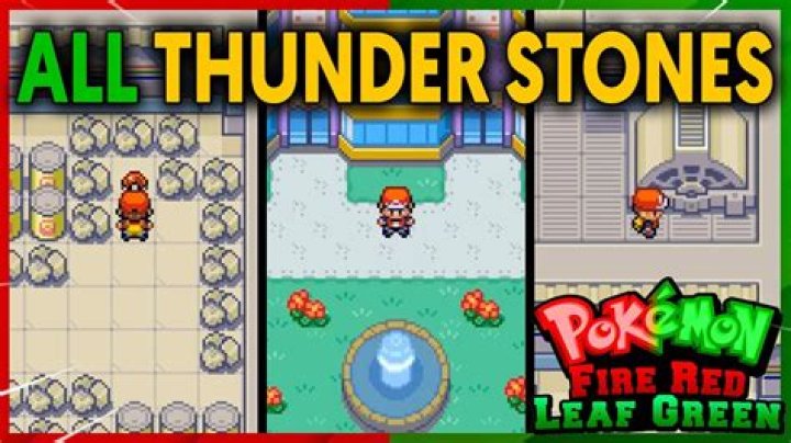 Where is the thunderstone in pokemon fire red?