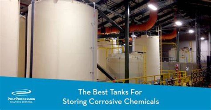 Where to store corrosive chemicals?
